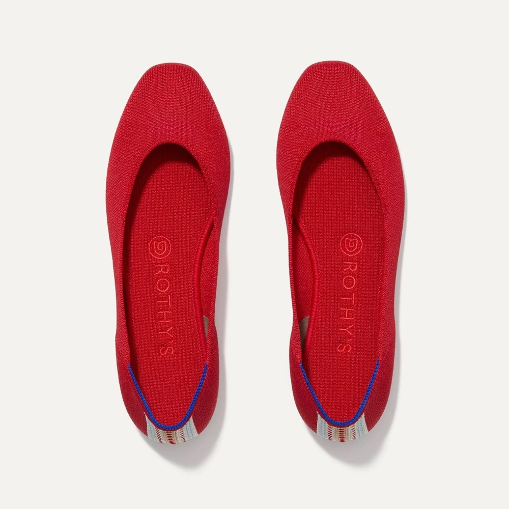 Rothy's the Square in Cardinal Red